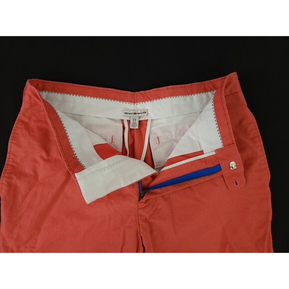 Peter Millar Coral Bermuda Shorts Mens‎ Size 33 - Actual 32" Golf Casual Pants - Picture 7 of 10